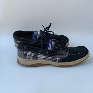 Black & plaid loafers (unisex)